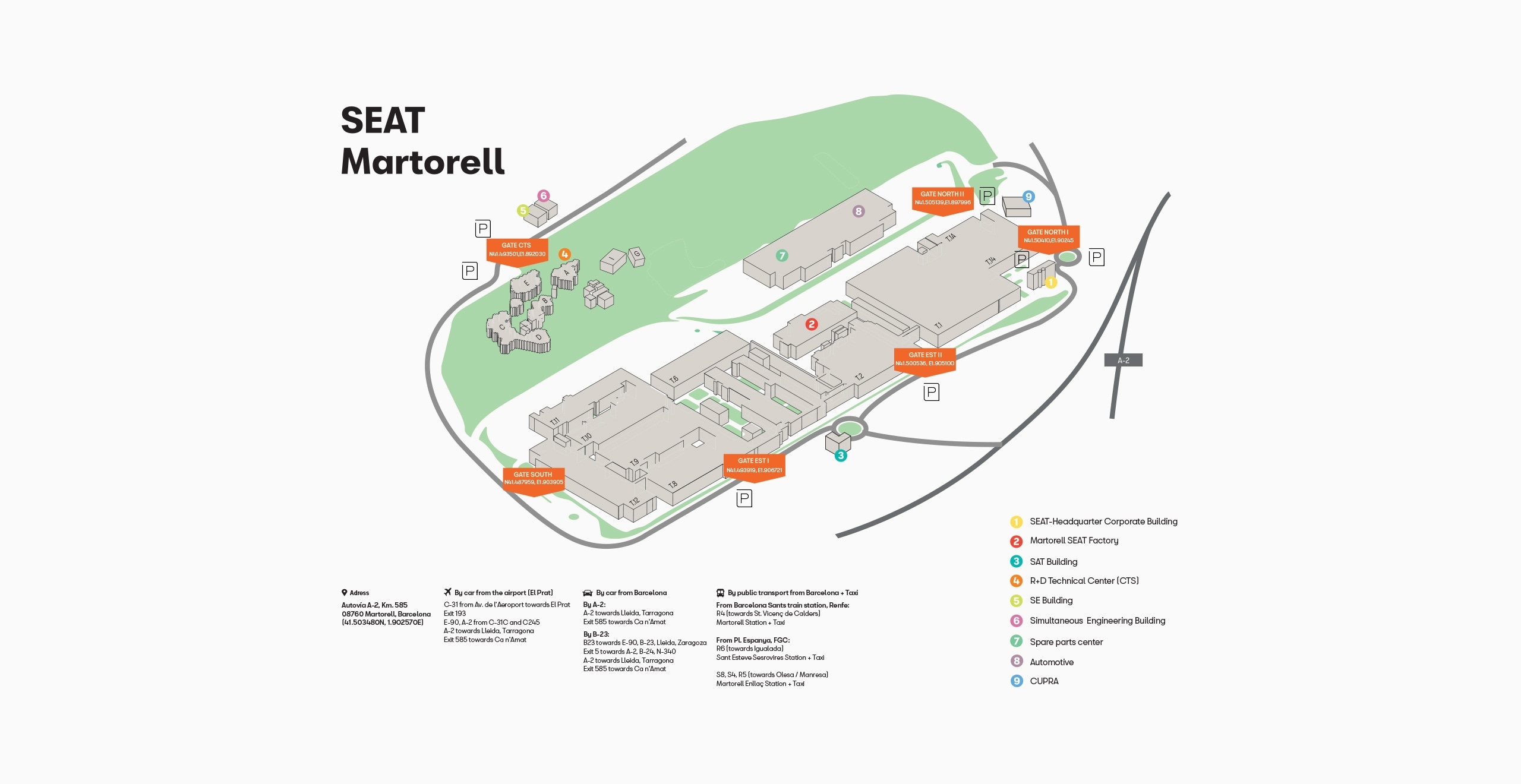 SEAT location - Martorell